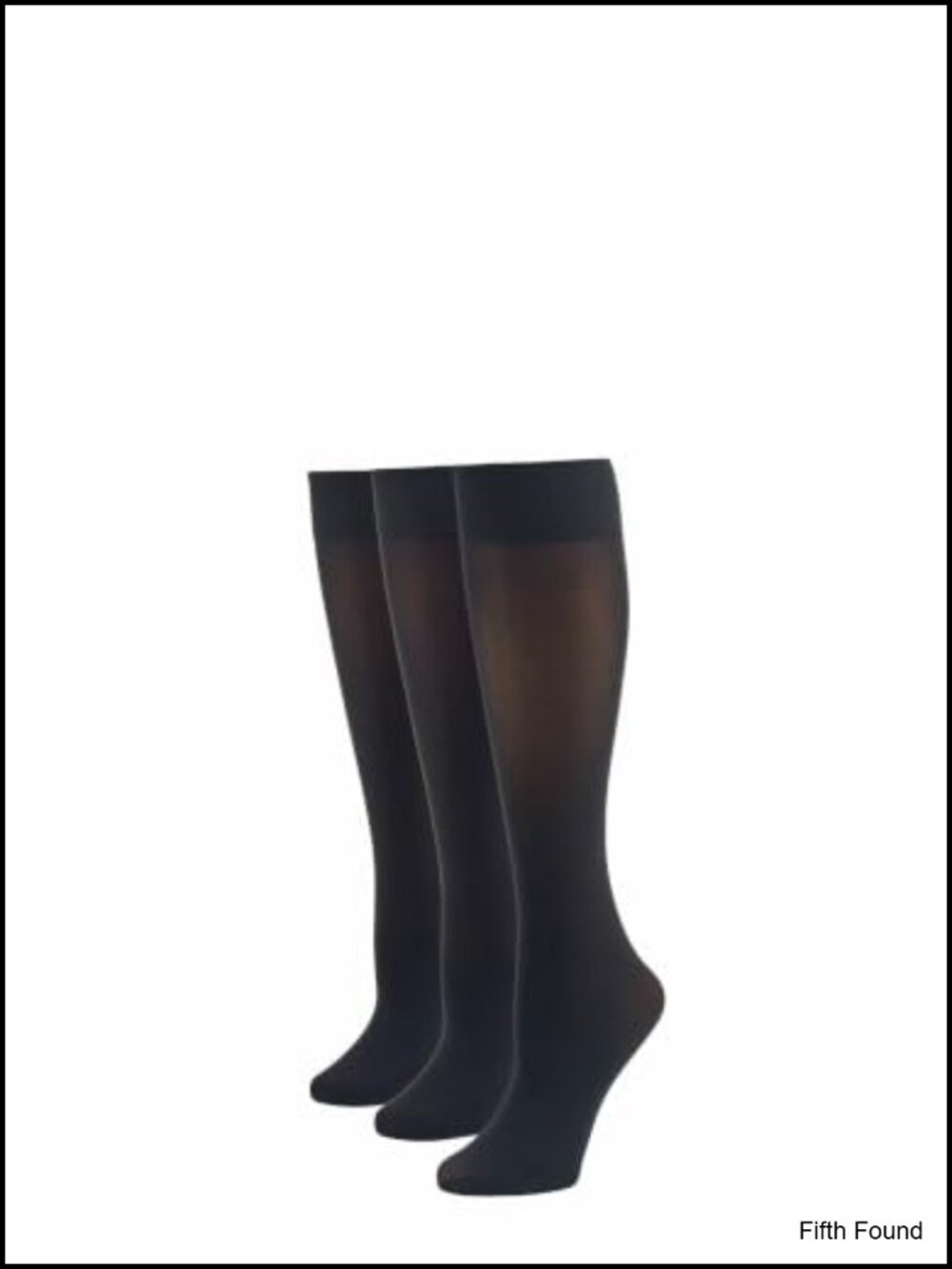 Soft Opaque Knee High Socks Comfort Stay Up 3 Pack